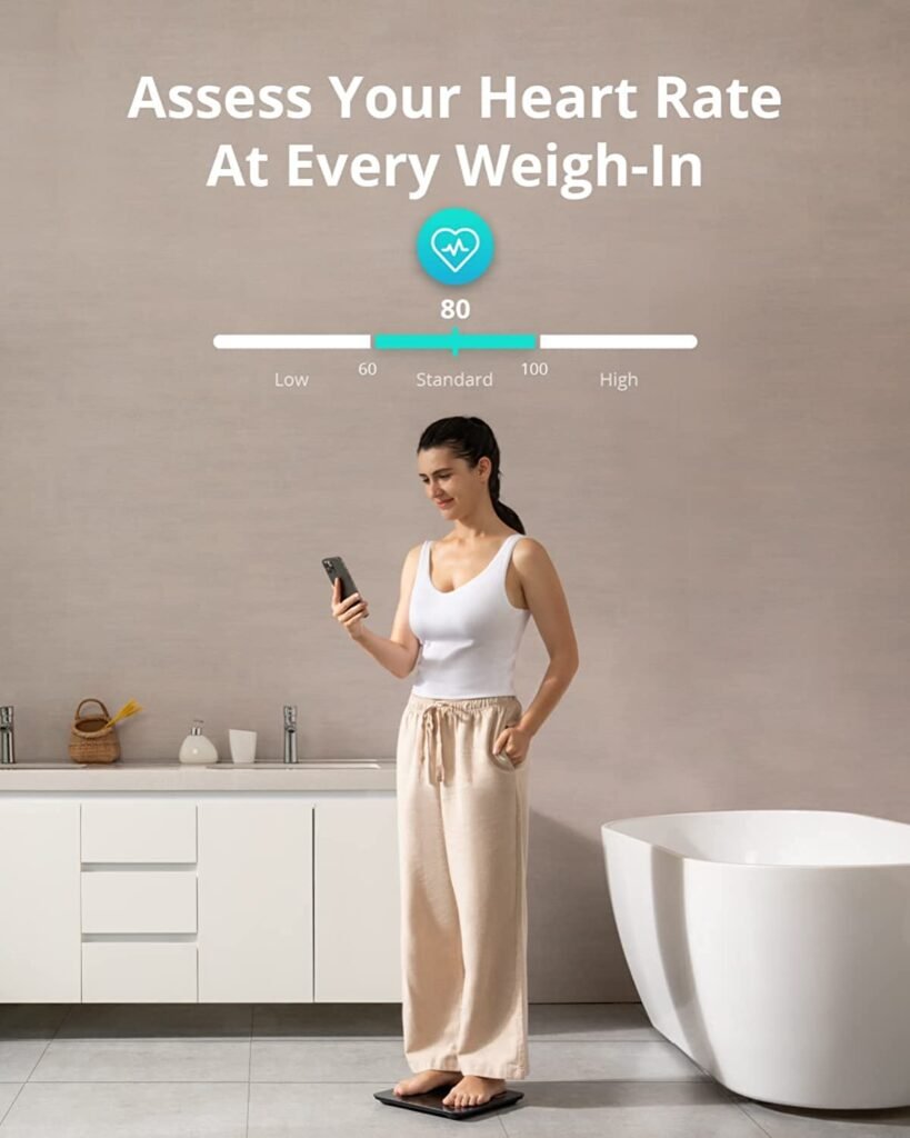 eufy Smart Digital Bathroom Scale P2 Pro with Wi-Fi Bluetooth, 16 Measurements Including Weight, Heart Rate, Body Fat, BMI, Muscle  Bone Mass, 3D Virtual Body Mode, 50 g/0.1 lb High Accuracy