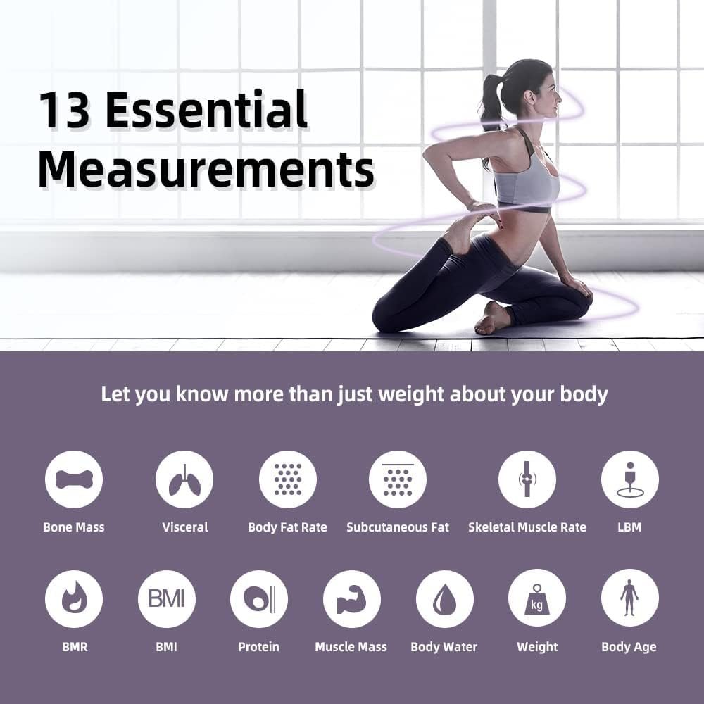 Runstar Smart Digital Scale for Body Weight and Fat TF280