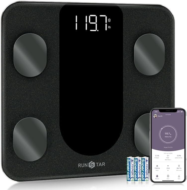 Runstar Smart Digital Scale for Body Weight and Fat TF280