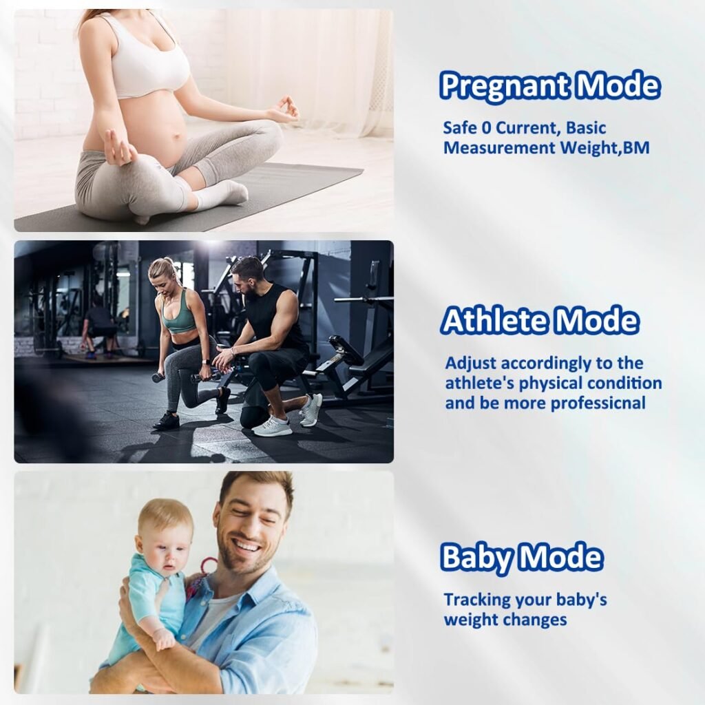 DEKABR Smart WiFi Scale for Body Weight  Fat Percentage, Most Accurate Digital Bathroom Scale with Larger TFT Display, 24 Body Composition Analyzer BMI Health Monitor for Fitness, Syncs with Apps