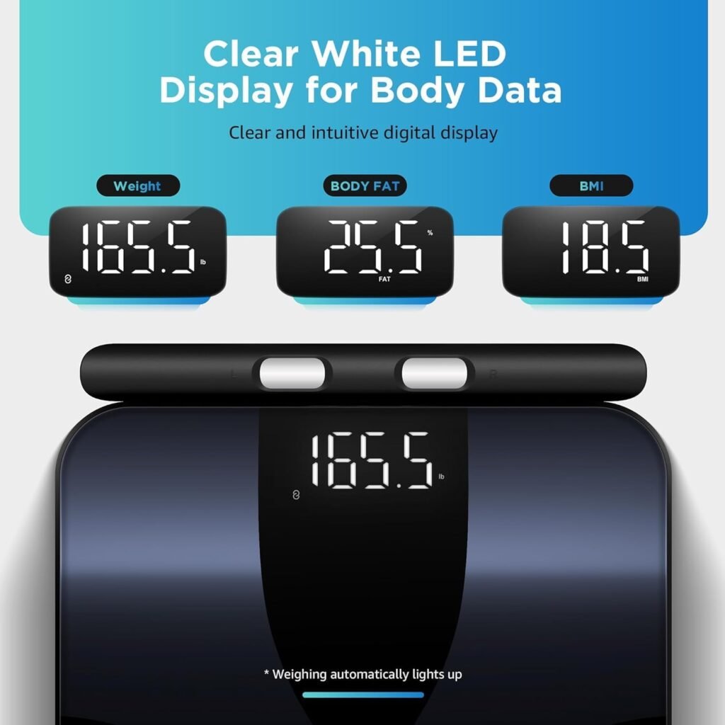 Posture Scale for Body Weight and Fat, Digital Bathroom Scale BMI Weighing Bluetooth Body Fat Scale, 8 Electrode Smart Body Fat Scale, Full Body Composition Analyzer with Voice Prompt Posture Scale for Body Weight and Fat, Digital Bathroom Scale BMI Weighing Bluetooth Body Fat Scale, 8 Electrode Smart Body Fat Scale, Full Body Composition Analyzer with Voice Prompt